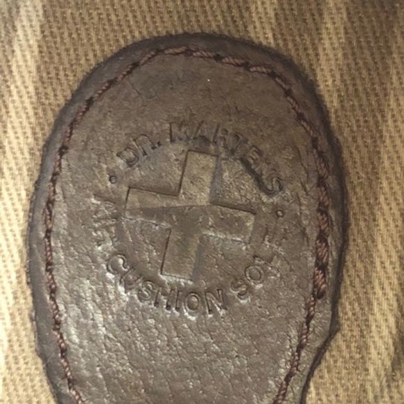 Men's / Unisex Dr. Martens Vintage Brown Leather Shoes / Low Boots 10/11 - Picture 8 of 8